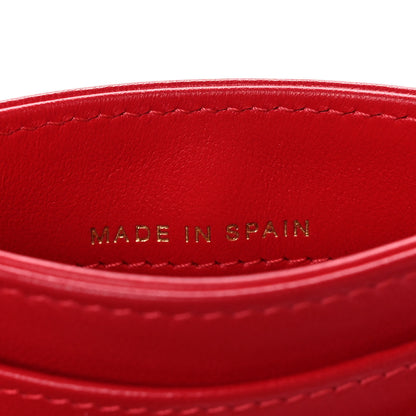 Chanel Lambskin Quilted Chanel 19 Card Holder Red 7 of 10