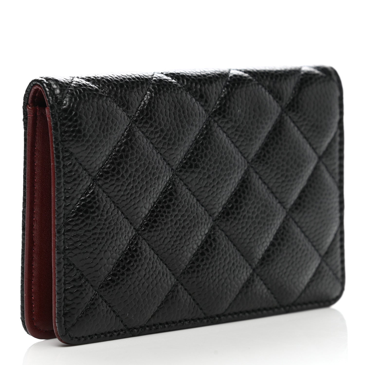 Chanel Caviar Quilted Bi-Fold Wallet Black 3 of 9