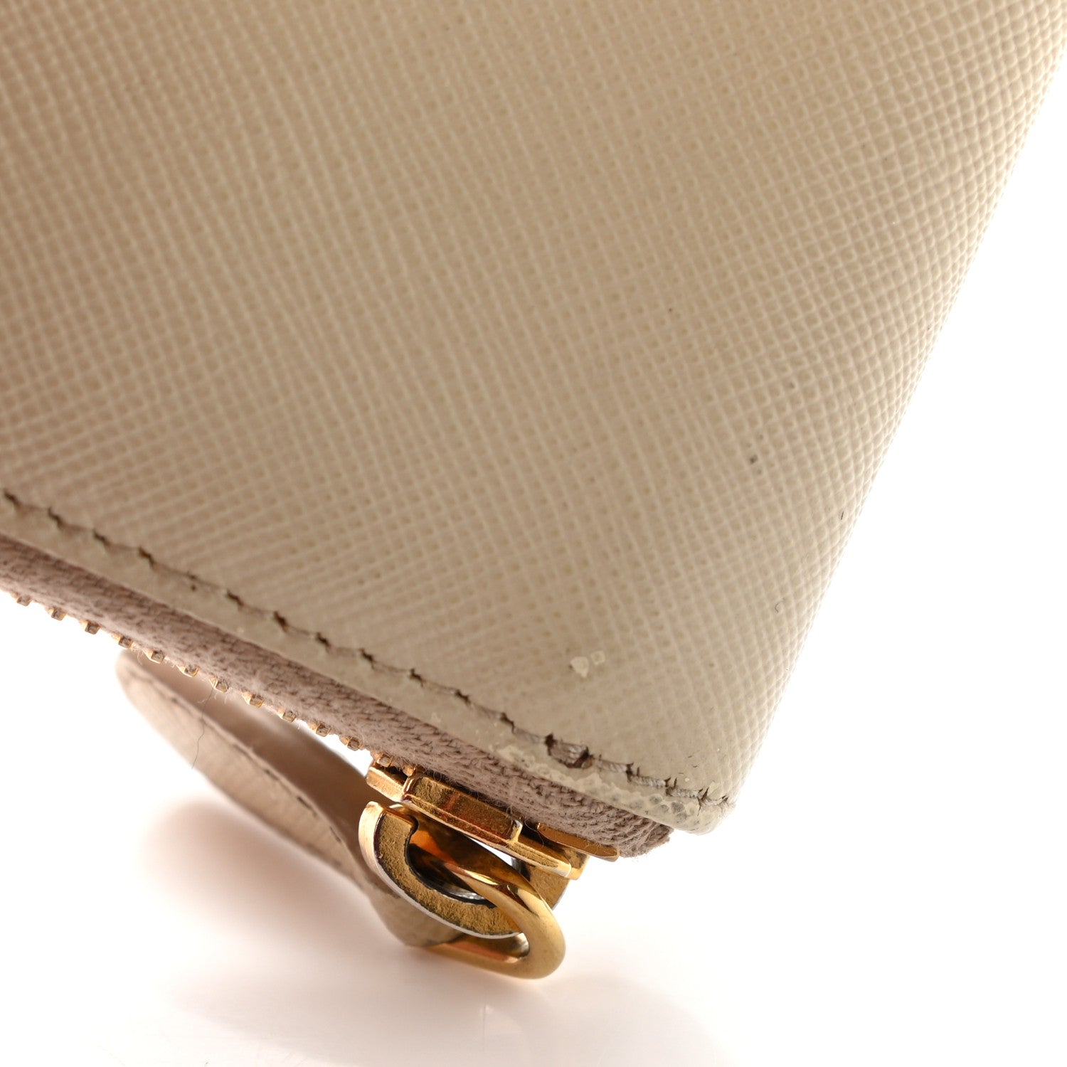 Prada Saffiano Metal Zip Around Wallet Cammeo 7 of 14