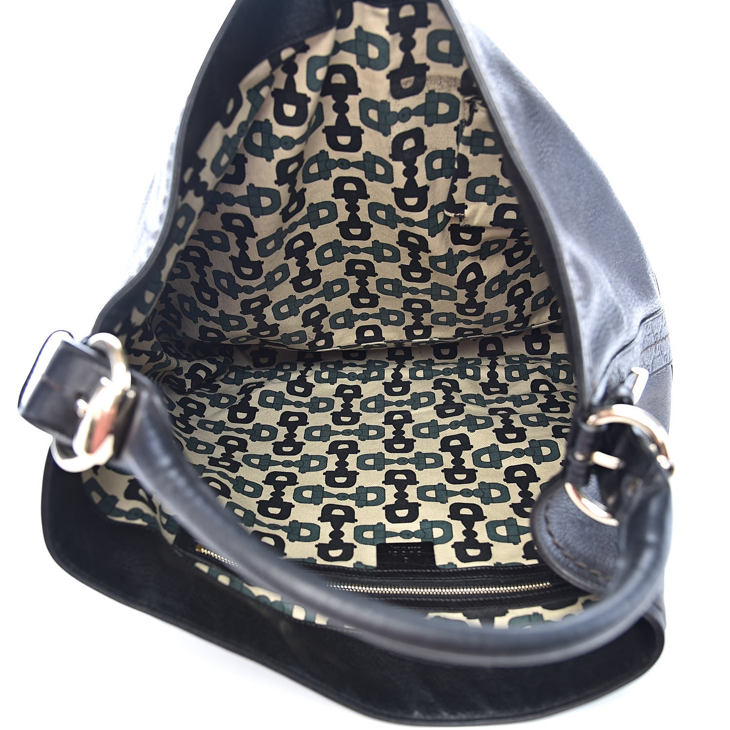 Gucci Calfskin Guccissima Trim Large Signoria Hobo Dark Brown 5 of 12