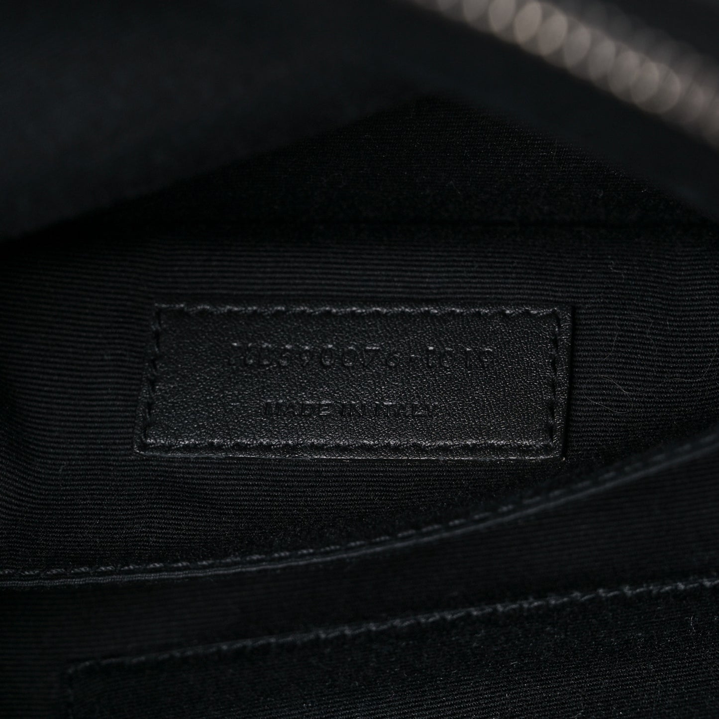 Canvas Monogram Belt Bag Black
