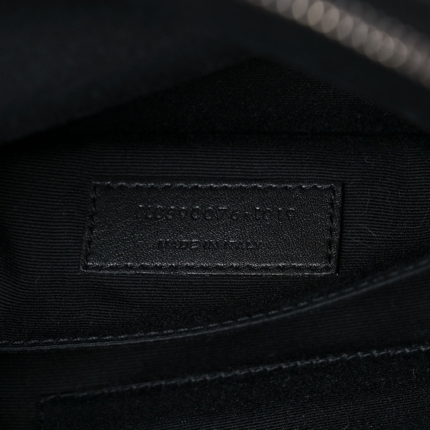 Saint Laurent Canvas Monogram Belt Bag Black 7 of 9
