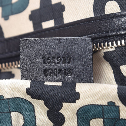 Gucci Guccissima Small Pelham Shoulder Bag Black 16 of 19
