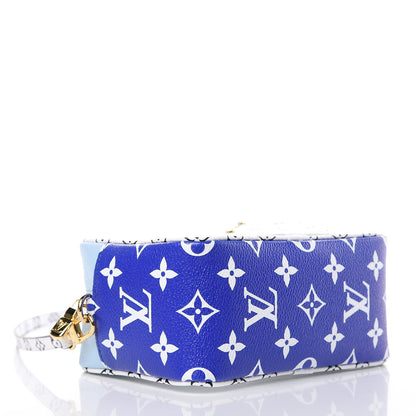Louis Vuitton Monogram Giant Hawaii Beach Pouch Blue 4 of 8