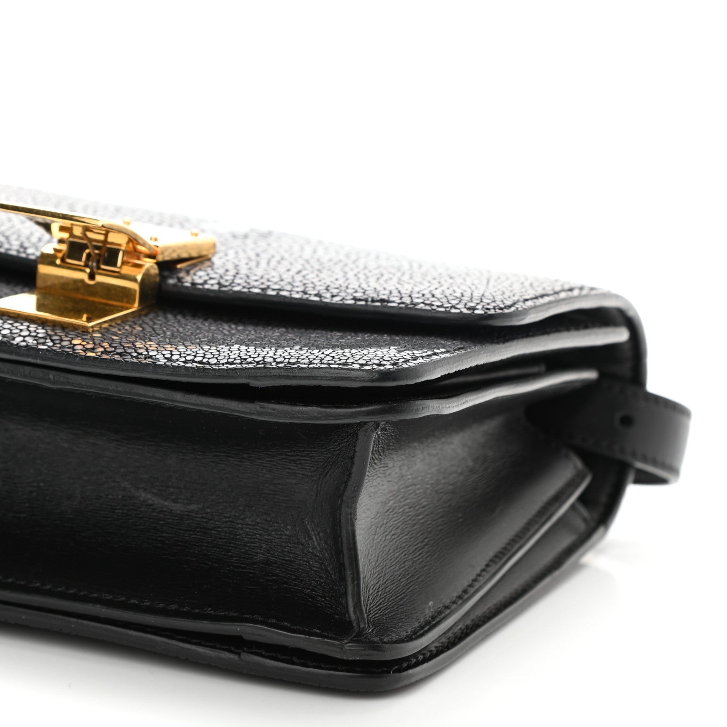 Celine Stingray Small Classic Box Flap Bag Black 6 of 6