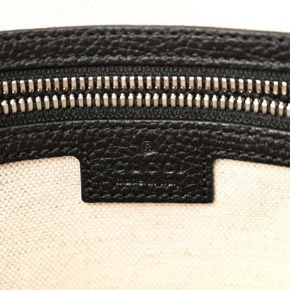 Gucci Piuma Calfskin Jumbo GG Embossed Briefcase Black 5 of 9
