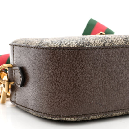 Gucci GG Supreme Monogram Web Neo Vintage Shoulder Bag Beige New Acero Crop 9 of 11