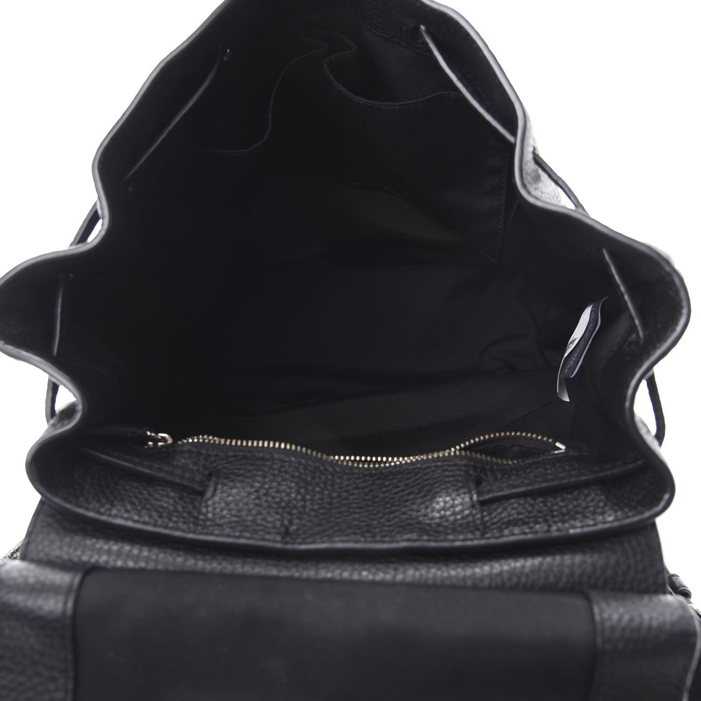 Pebbled Calfskin Pike Place Backpack Black