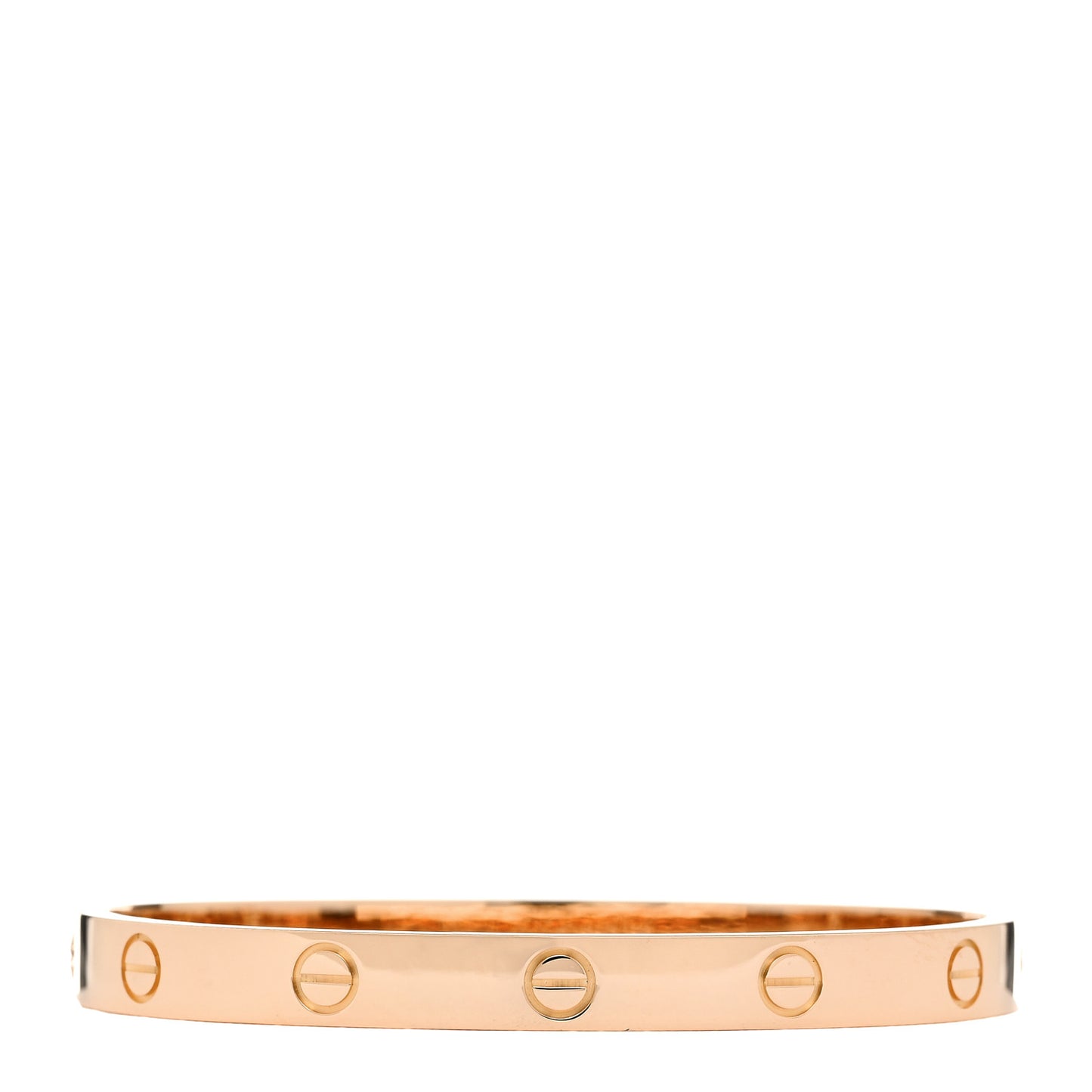 18K Pink Gold LOVE Bracelet 17
