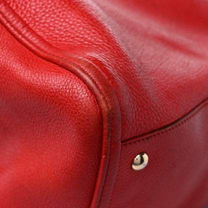 Gucci Pebbled Calfskin Medium Soho Shoulder Bag Red 10 of 24