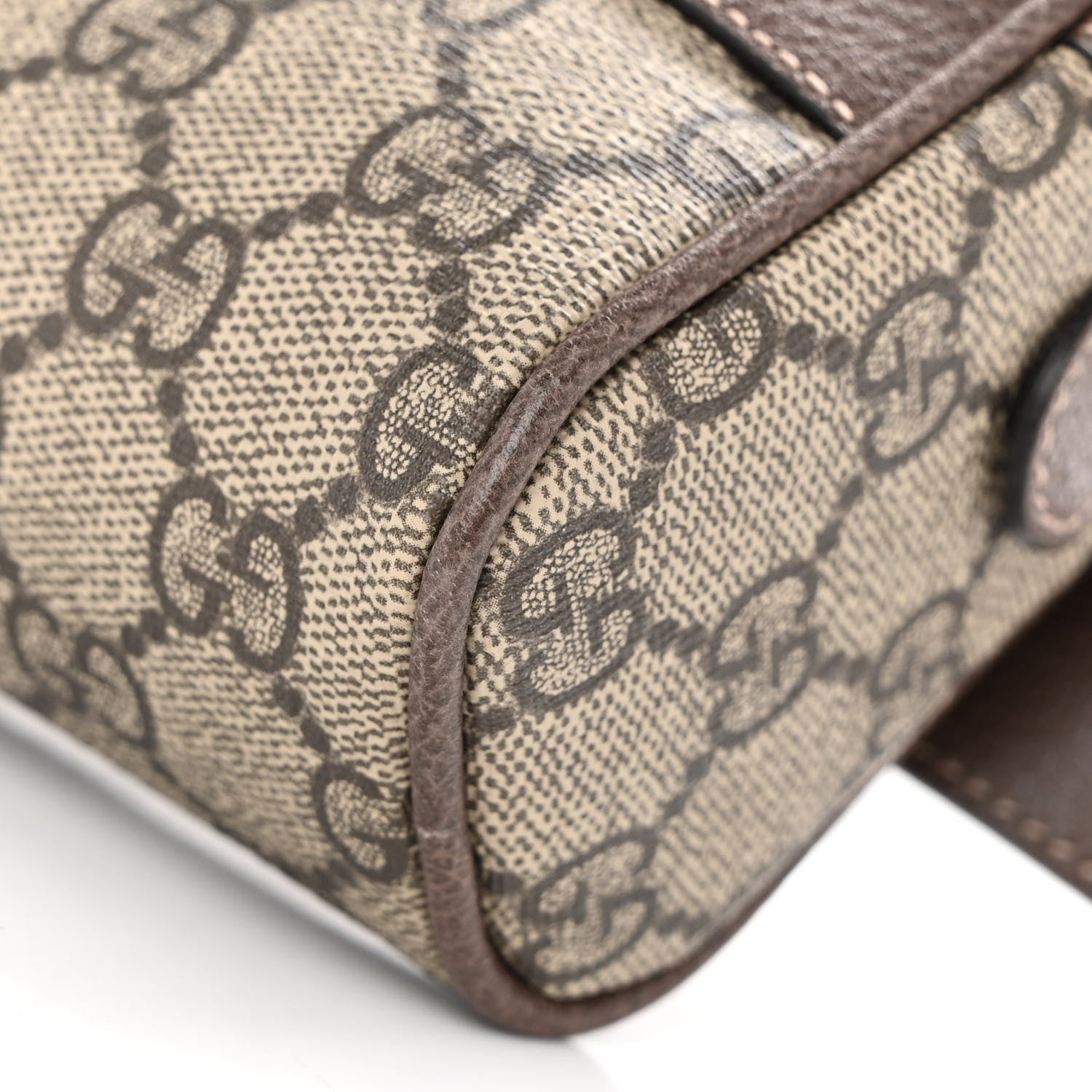 Gucci GG Supreme Monogram Small Ophidia Belt Bag 75 30 Dark Brown 10 of 10