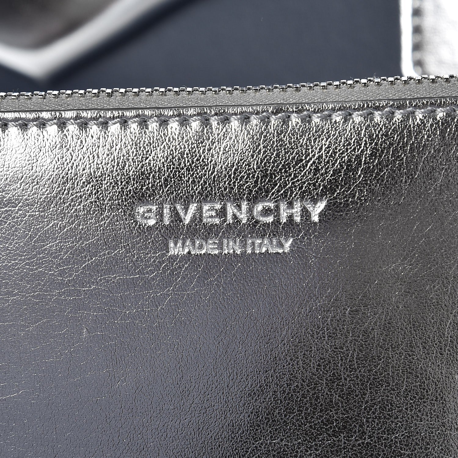 Givenchy Calfskin Large Antigona Tote Night Blue Silver 12 of 12