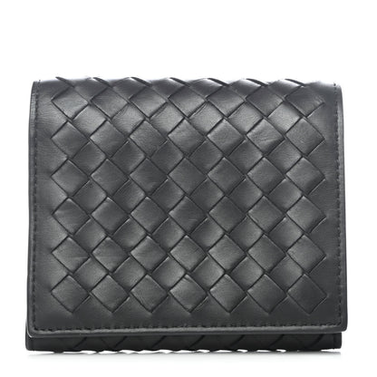 Bottega Veneta Nappa Intrecciato Bi-Fold Wallet Black 1 of 4