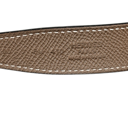 Hermes Swift Epsom 24mm Gamma Belt 90 Black Etoupe 4 of 10
