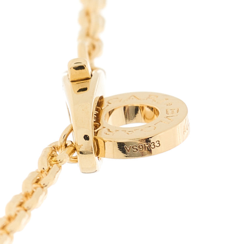Bulgari 18K Yellow Gold Diamond Serpenti Viper Pave Pendant Necklace 4 of 8