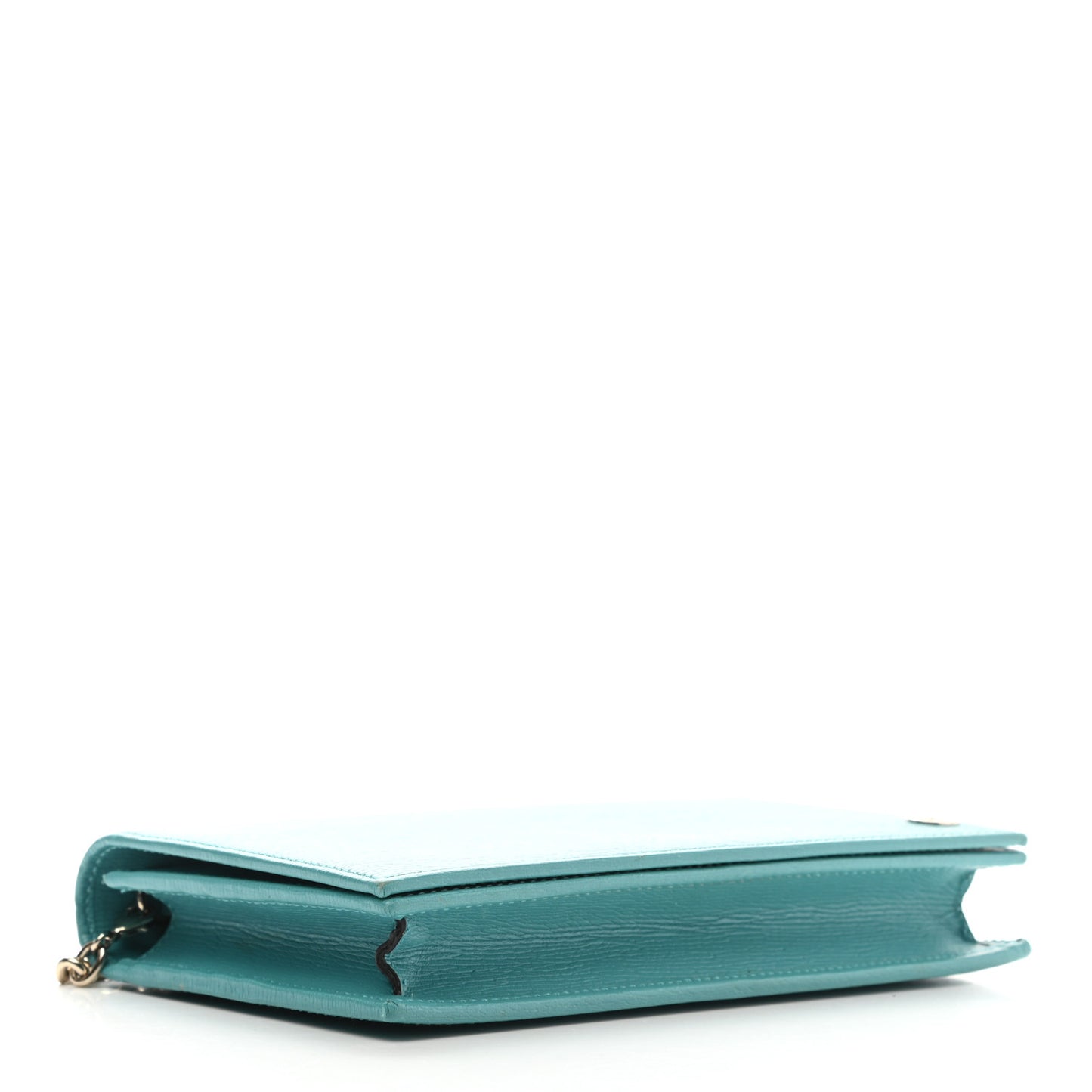 Shangai Calfskin Medium Betty Chain Wallet Fresia Blue
