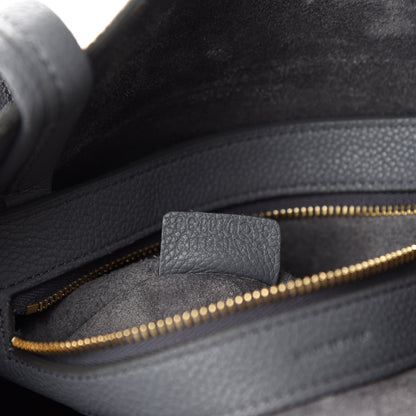 Celine Soft Grained Calfskin Small Belt Cabas Grey 9 of 10