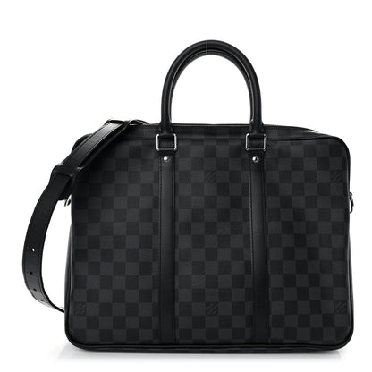 Louis Vuitton Damier Graphite Porte Documents Voyage PM 1 of 9