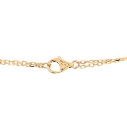 Cartier 18K Yellow Gold 2 Diamond LOVE Necklace 4 of 5