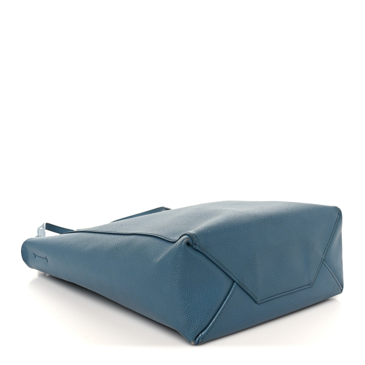 Celine Grained Calfskin Small Vertical Cabas Slate Blue 4 of 9