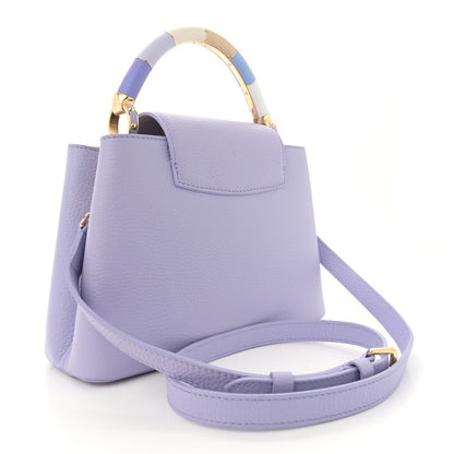 Louis Vuitton Taurillon Kintsugi Capucines BB Iris 2 of 8