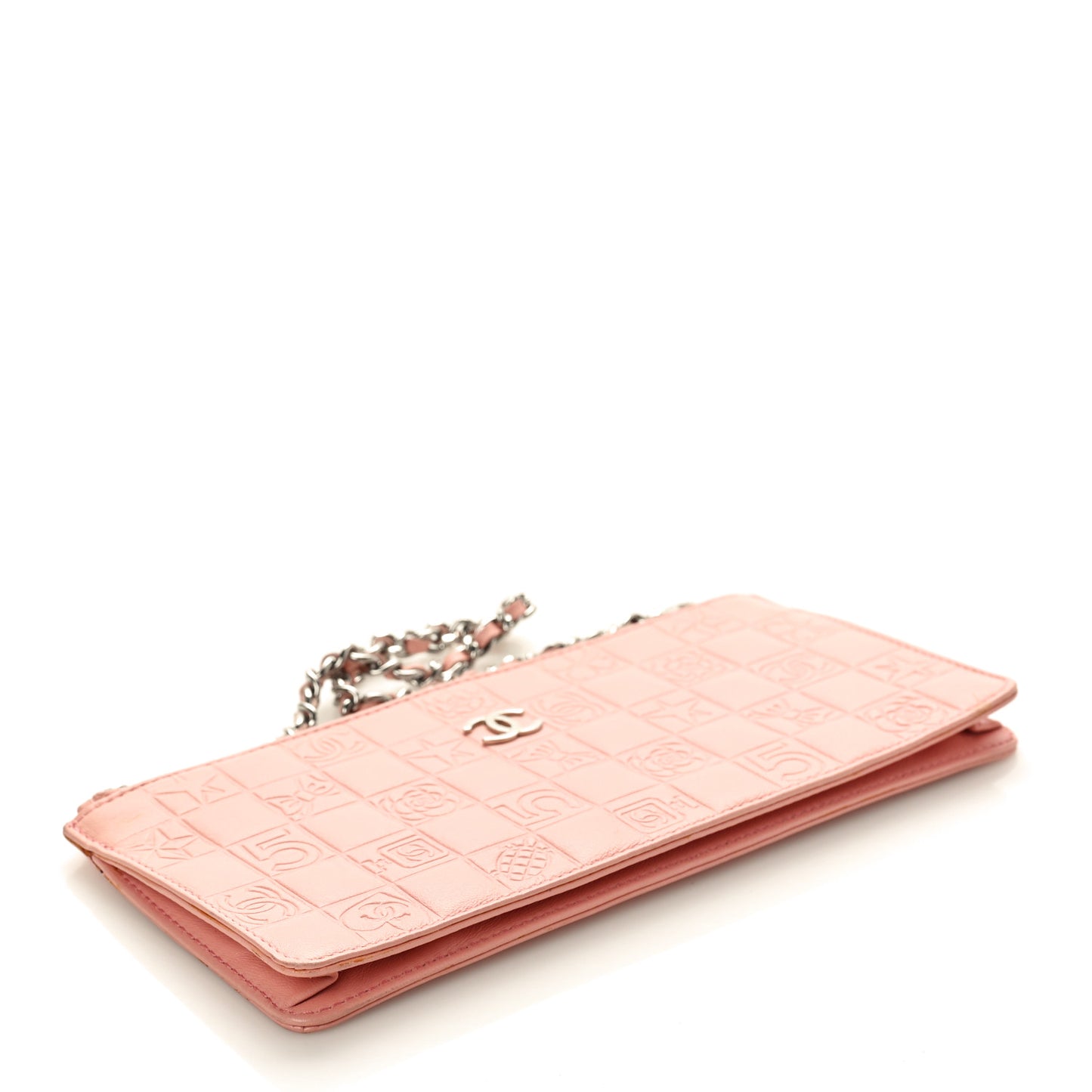 Lambskin Precious Symbols Pochette Pink