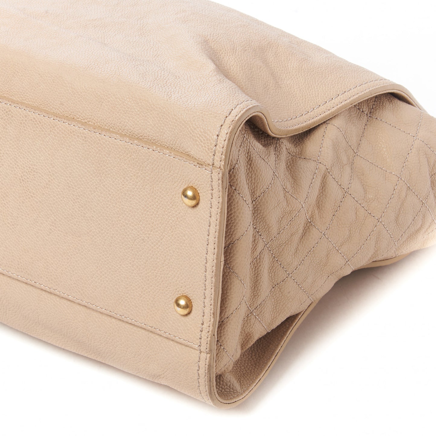 Caviar Large Edy Reissue Tote Beige