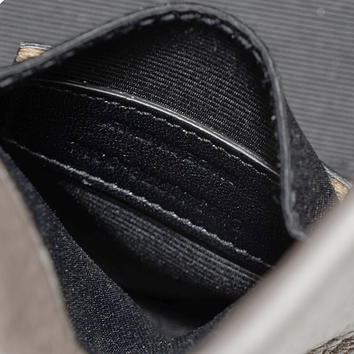 Grained Calfskin Nano Sac De Jour Earth
