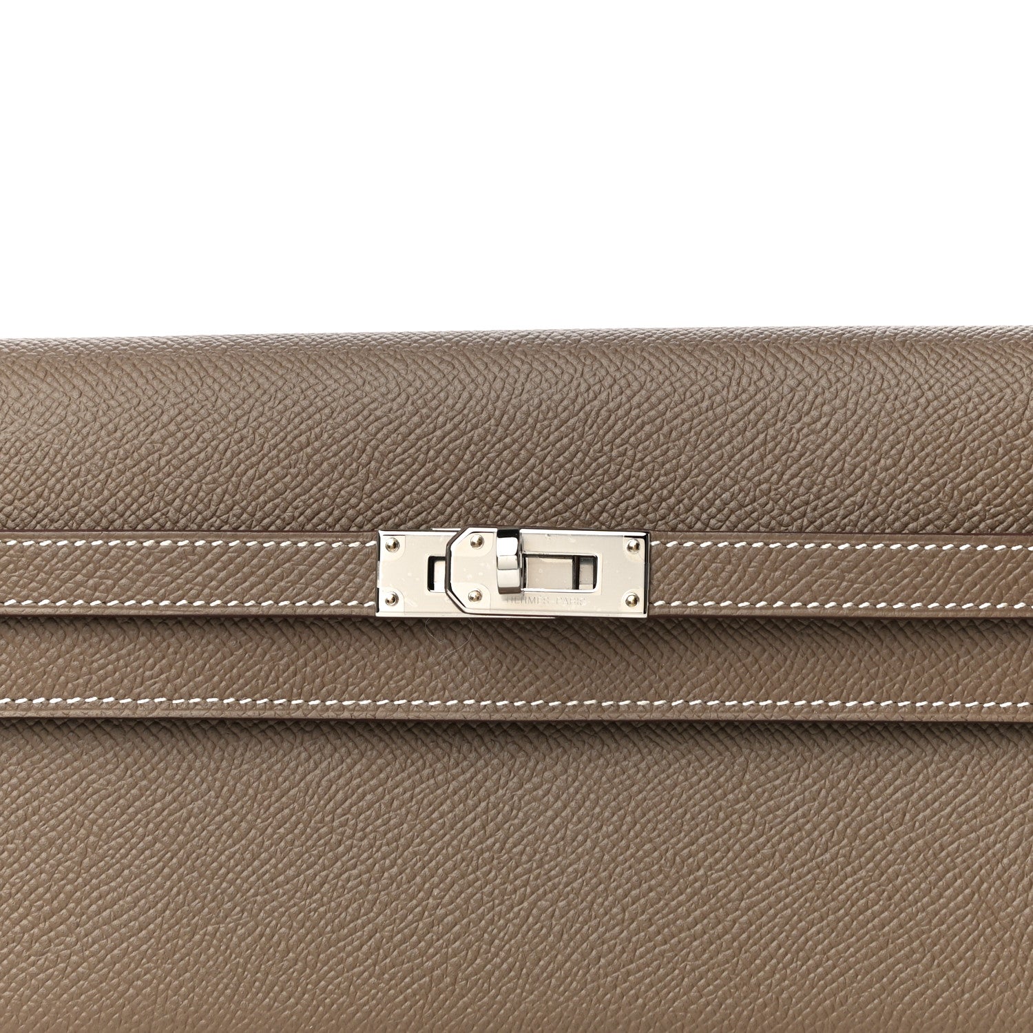 Hermes Epsom Kelly Longue Wallet Etoupe 8 of 11