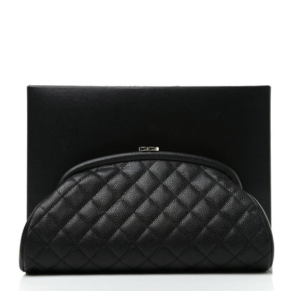 Chanel Caviar Quilted Timeless Clutch Black 8 of 8