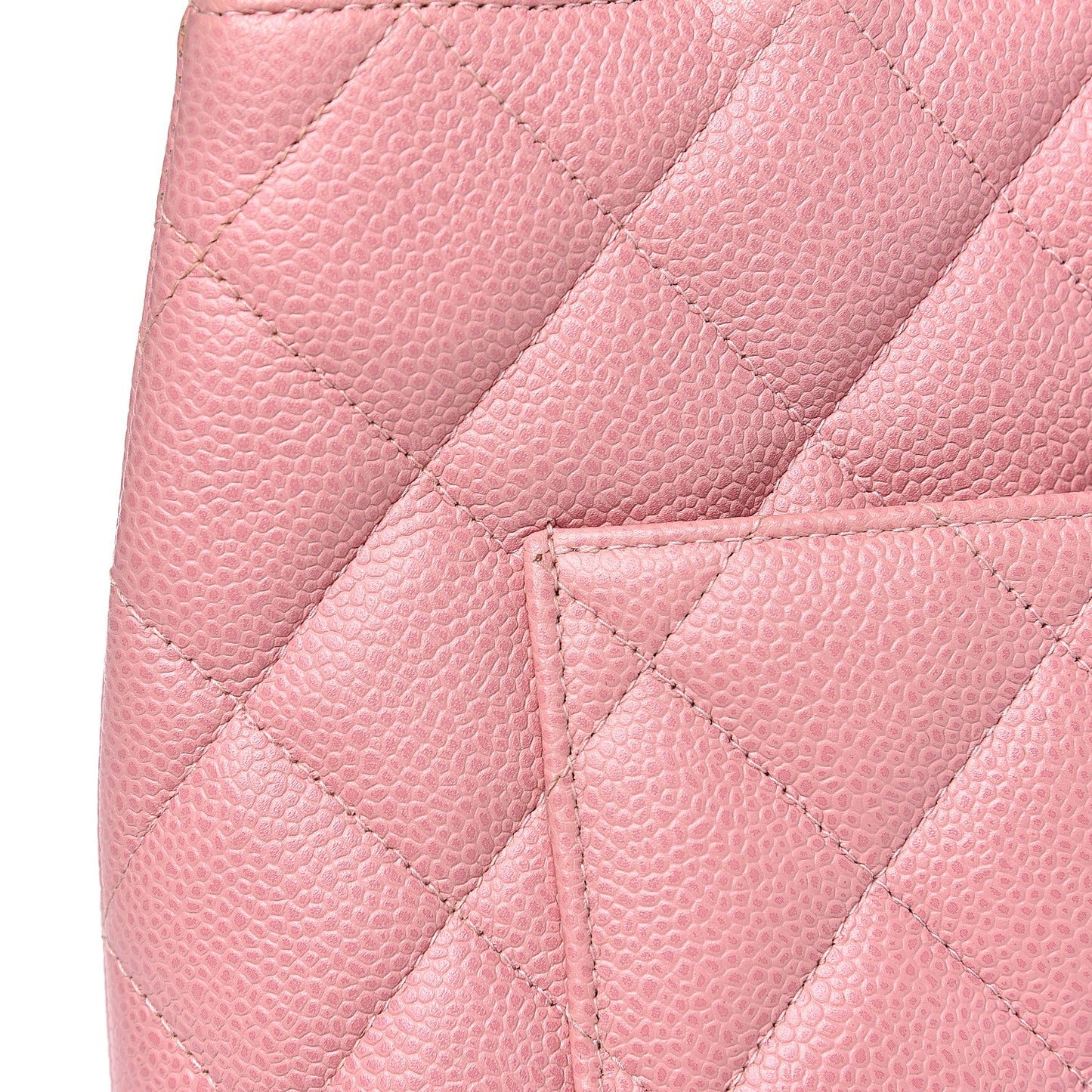 Caviar Quilted Medallion Tote Light Pink