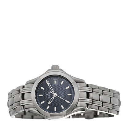 Omega Stainless Steel 28mm Seamaster Quartz Watch Blue 2581.81 2 of 4