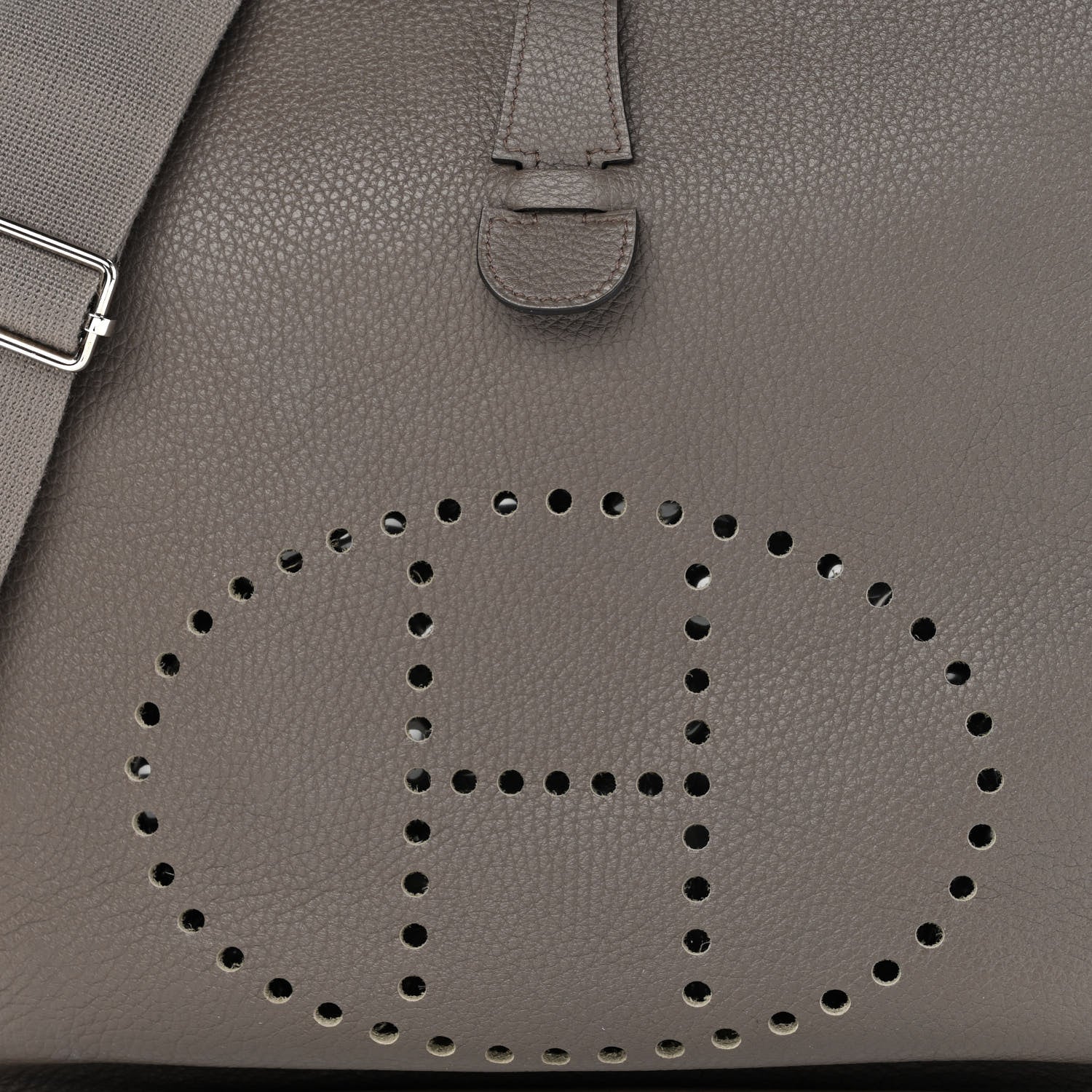 Hermes Taurillon Clemence Evelyne III GM Etain 8 of 10