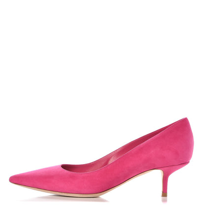 Christian Dior Suede Cherie Pointy Toe 50mm Pumps 38 Fuchsia 1 of 11