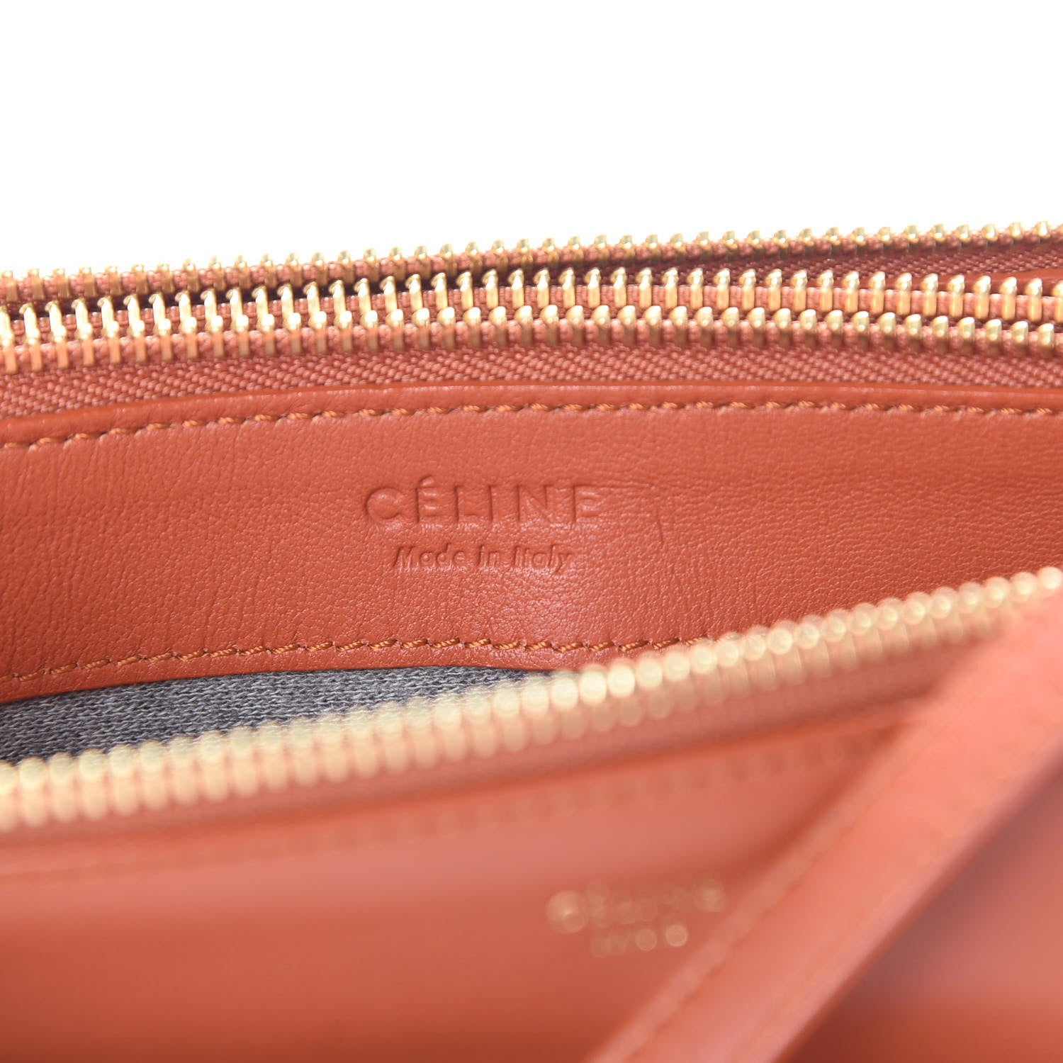 Celine Lambskin Small Trio Crossbody Bag Tan 8 of 16