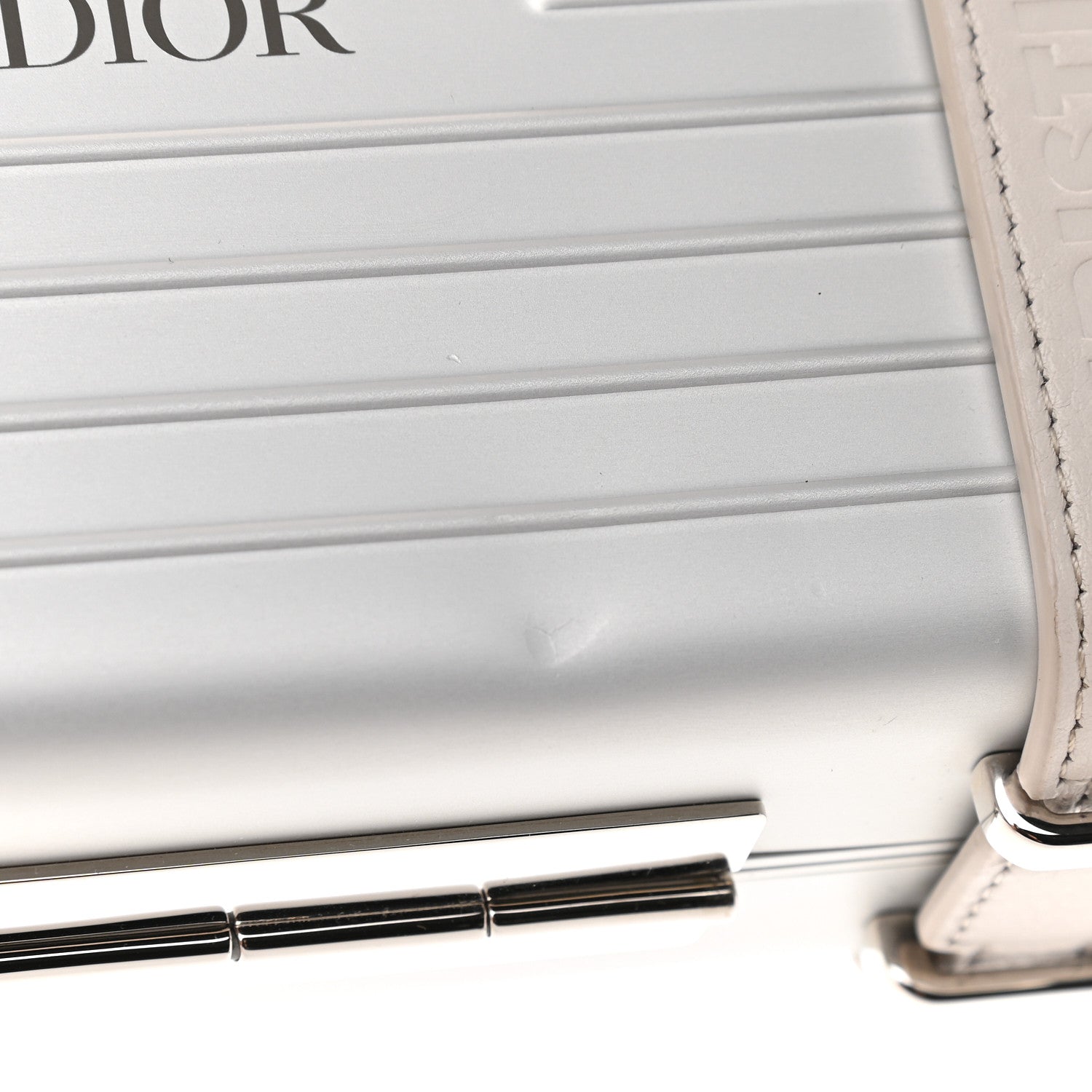 Christian Dior X RIMOWA Aluminum Personal Clutch On Strap Silver 13 of 13