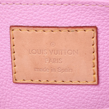 Louis Vuitton Monogram Multicolor Cosmetic Pouch White Litchi 6 of 9