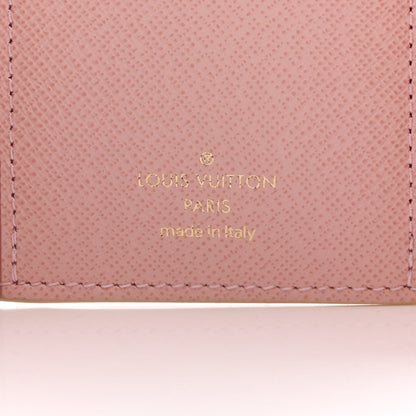 Louis Vuitton LOUIS VUITTON Damier Azur Victorine Wallet Rose Ballerine 6 of 6