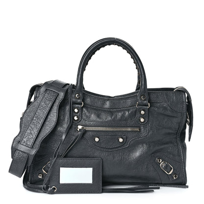 Balenciaga Agneau Classic Silver Hardware S City Gris Fossile 1 of 11