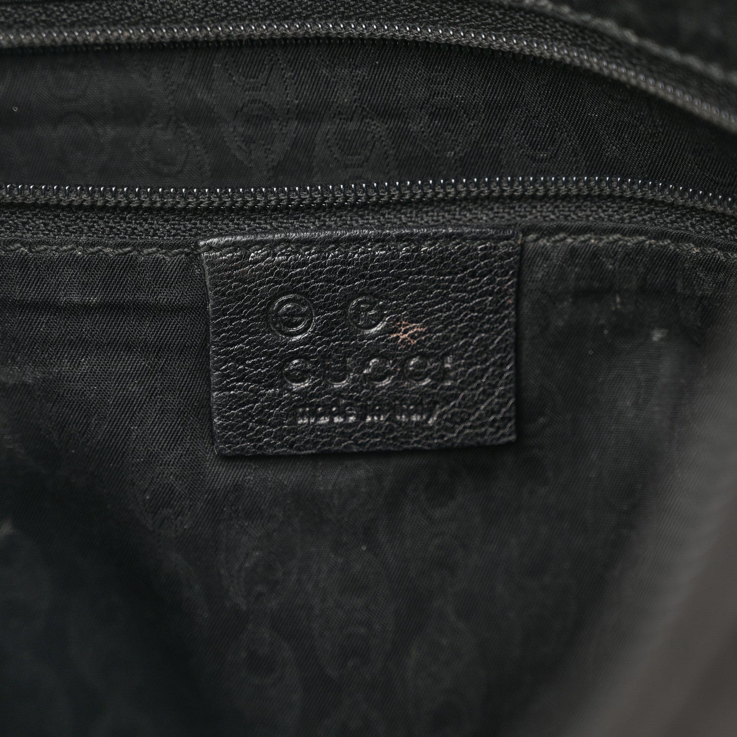 Gucci Nylon Monogram Small Hobo Black 8 of 16