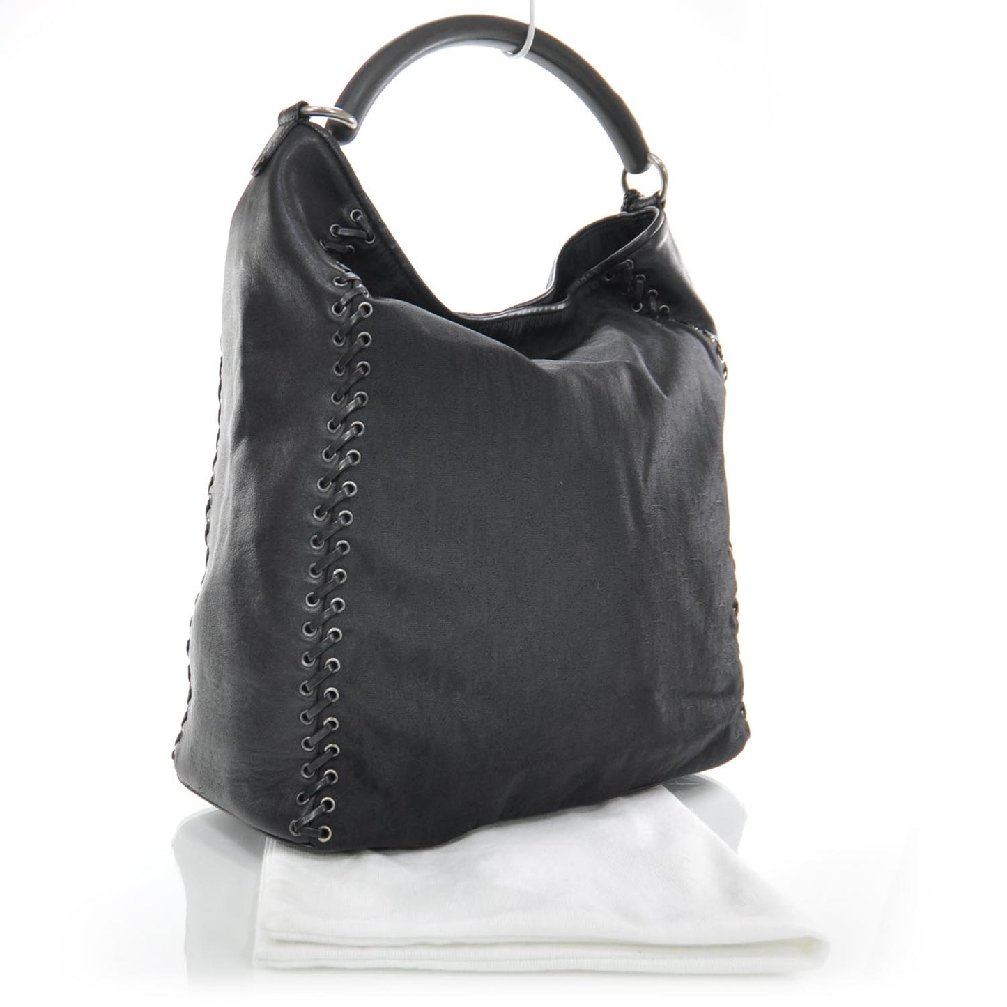 Monogram Ethnic Hobo Black