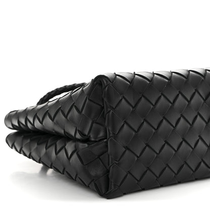 Bottega Veneta Nappa Intrecciato Small Andiamo Shoulder Bag Black 9 of 10
