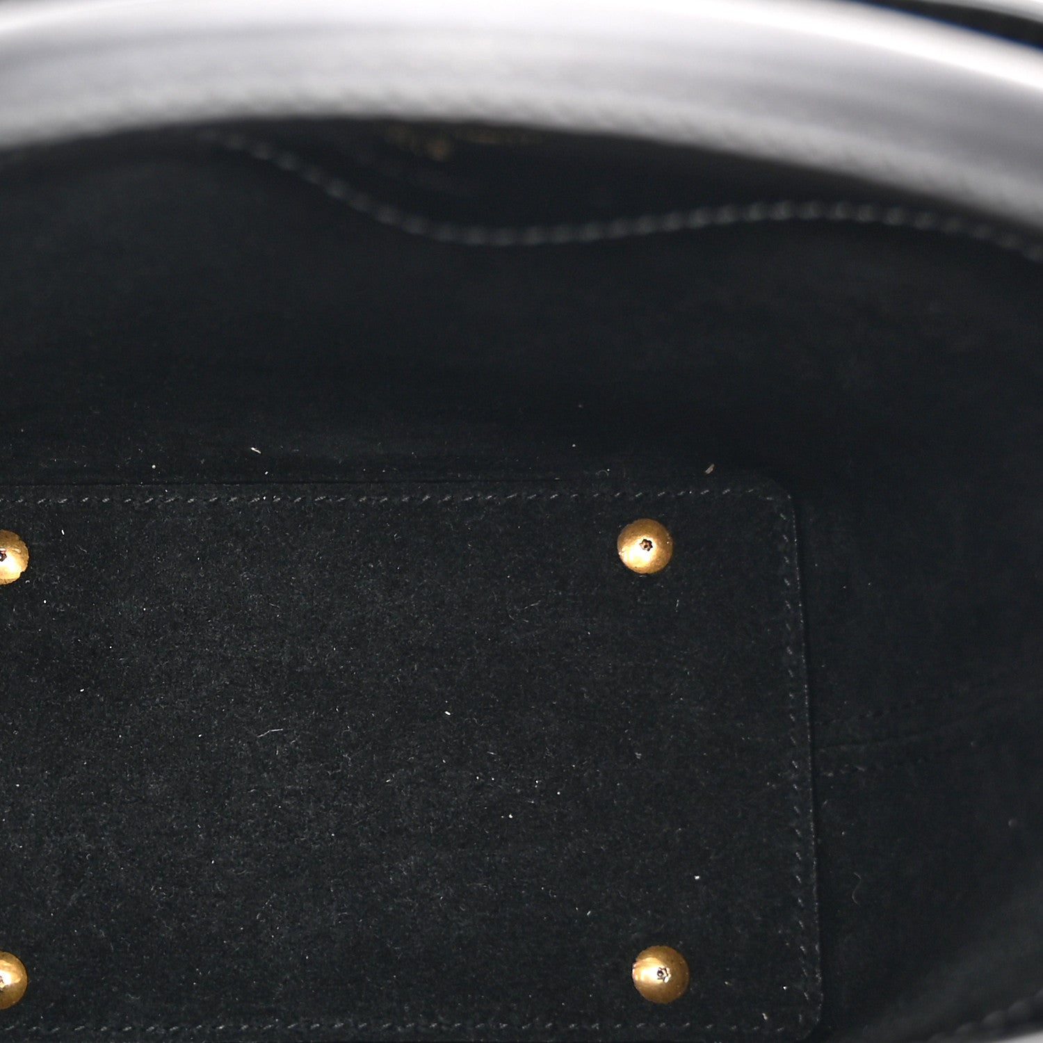 Saint Laurent Shiny Calfskin Le 37 Mini Bucket Bag Black 5 of 10