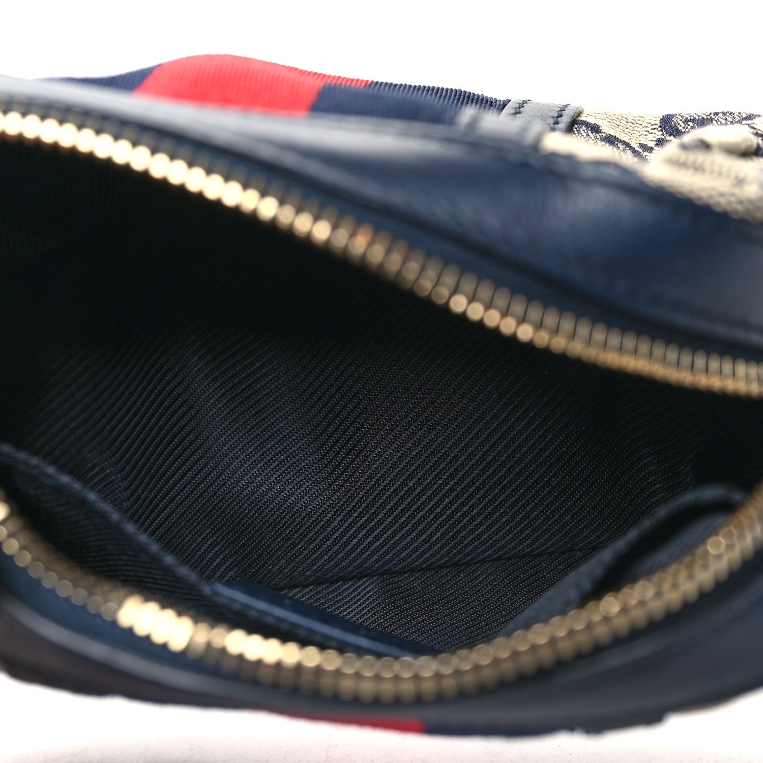 Gucci Monogram Web Small Cosmetic Case Navy 5 of 10