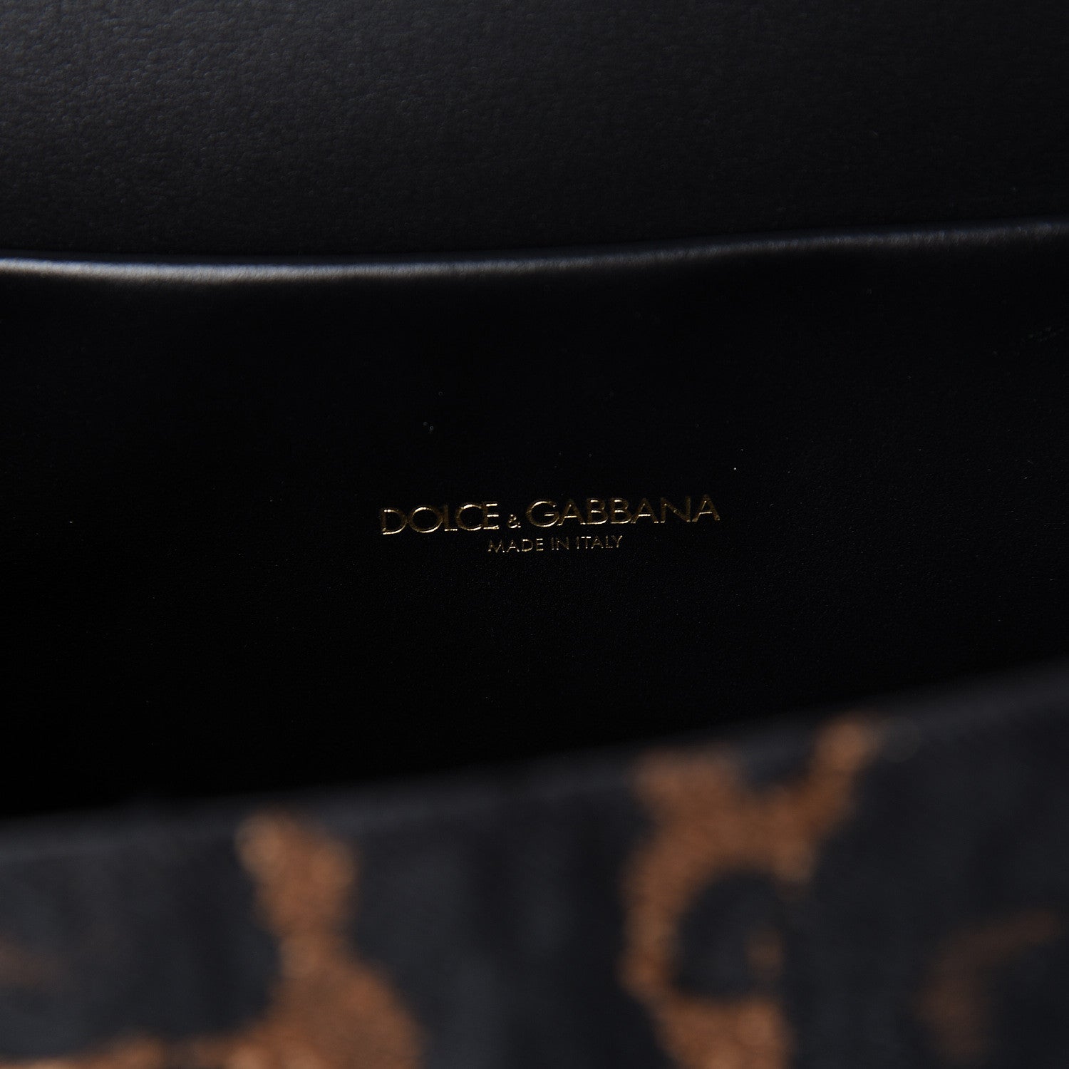 Dolce & Gabbana Jacquard Leopard Print Medium Devotion Crossbody Bag Black 6 of 12