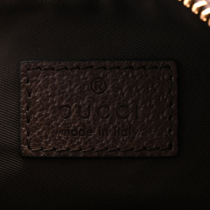 Gucci GG Supreme Monogram Textured Calfskin Web Medium Ophidia Cosmetic Case Beige Ebony New Acero 6 of 7