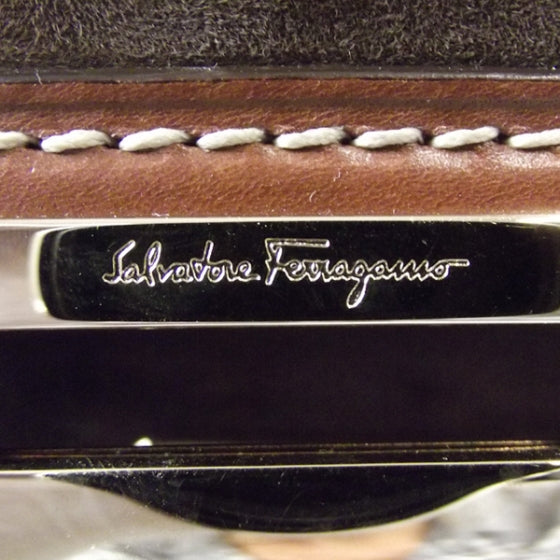 FASHIONPHILE SALVATOREFERRAGAMOSuedeMarissaTote 7 of 11