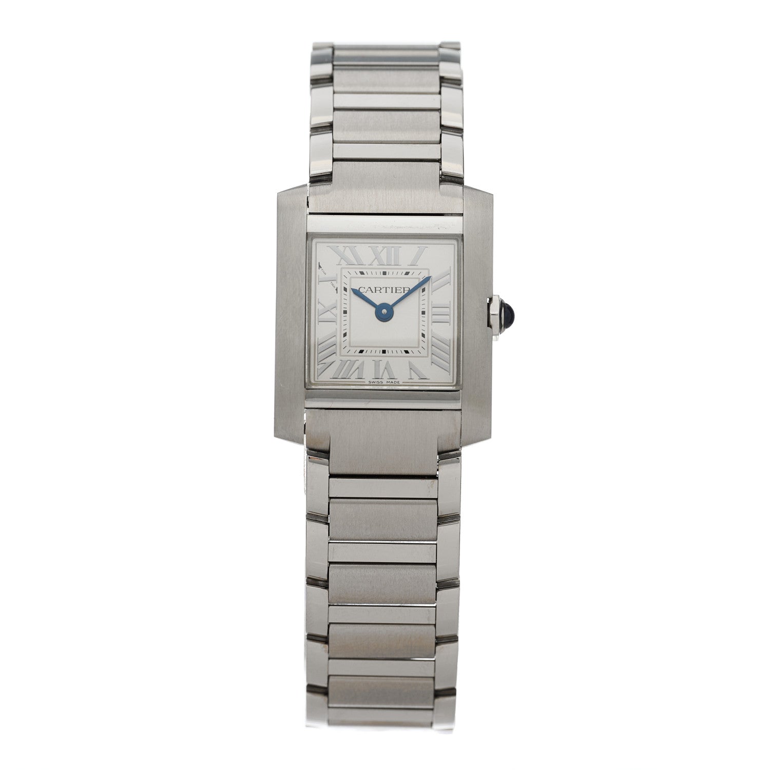 Cartier Stainless Steel 21mm Tank Francaise Quartz Watch Silver 1 of 4