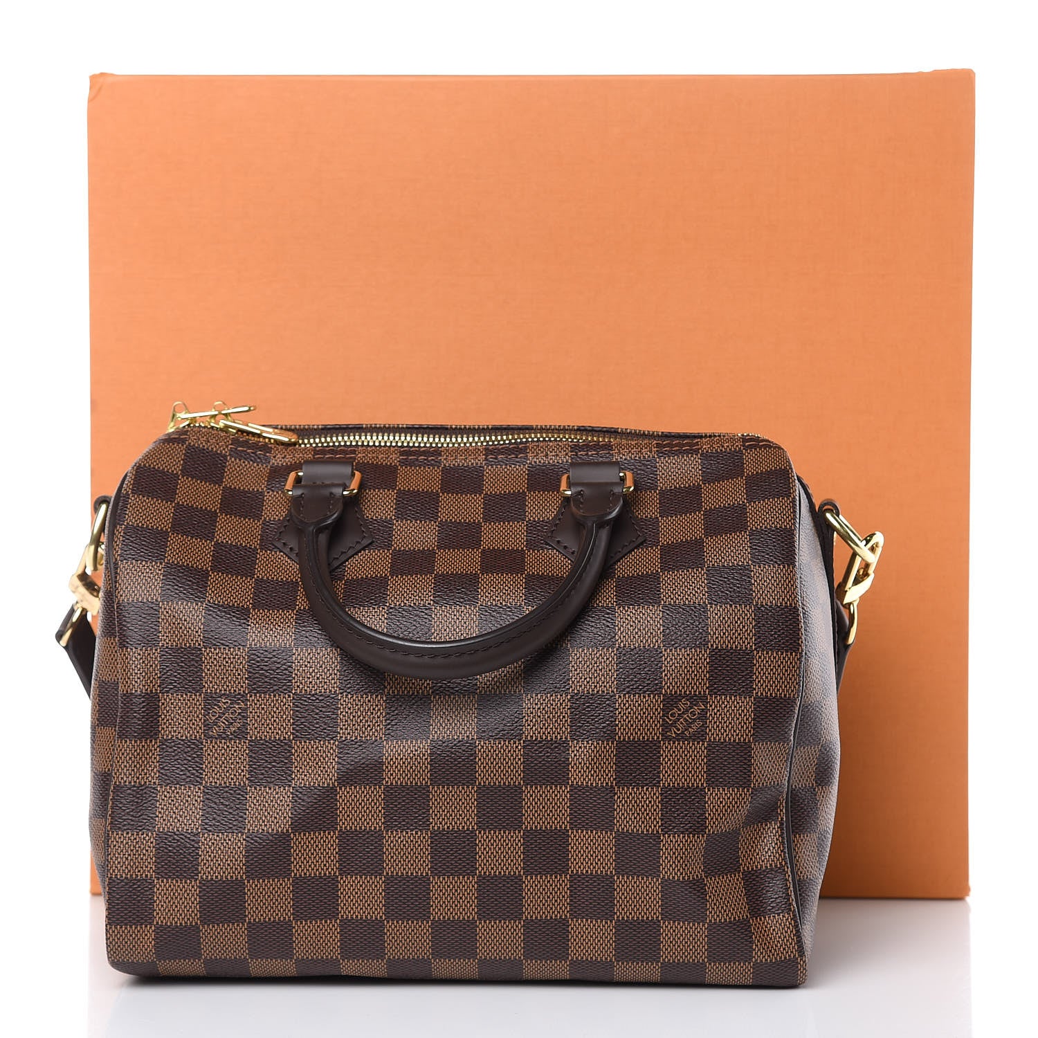 Louis Vuitton Damier Ebene Speedy Bandouliere 25 12 of 12