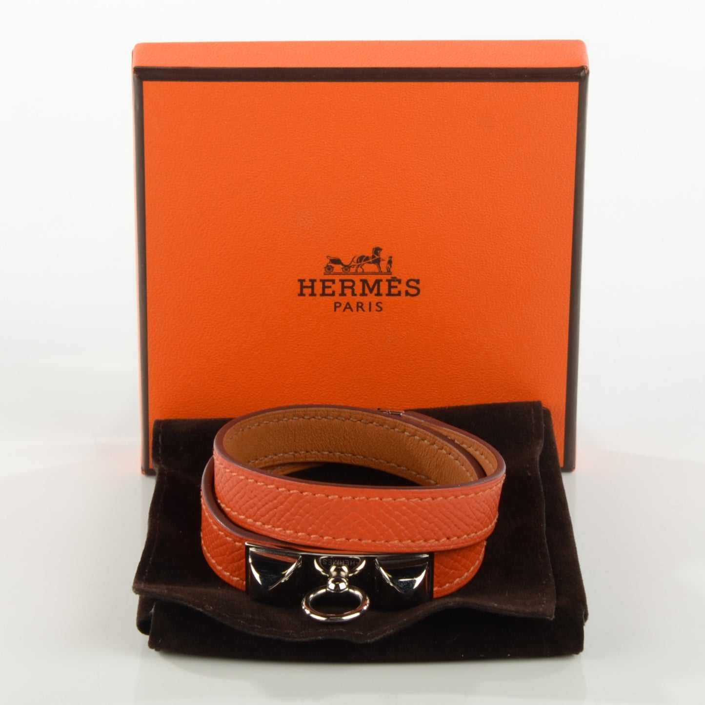 Epsom Micro Rivale Bracelet S Orange